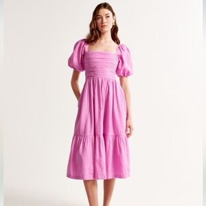 Abercrombie Emerson Puff Sleeve Dress